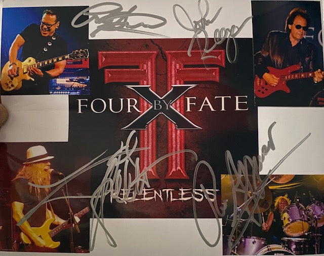 FOUR by FATE 8X10 full band signed photos