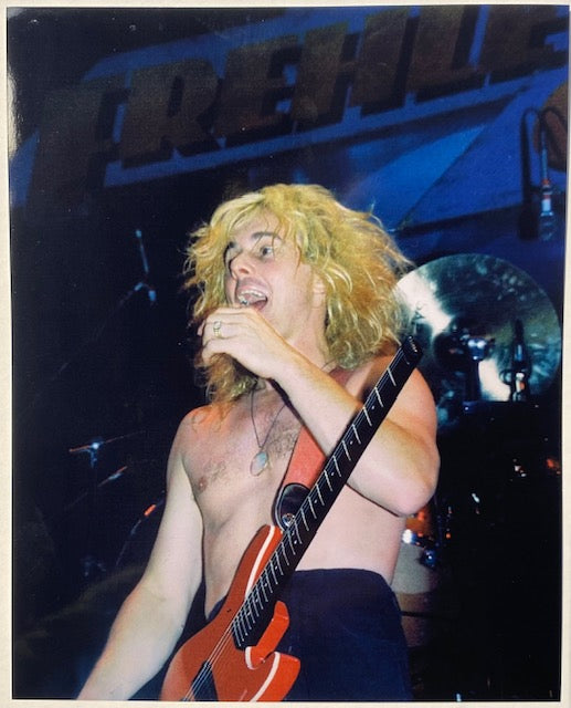 Tod Howarth of FREHLEY'S COMET with his first RED GM1T Steinberger