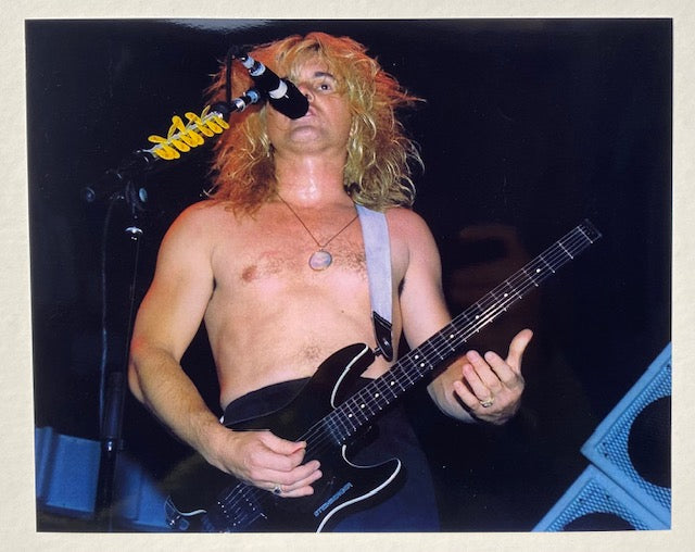 Tod Howarth FREHLEY'S COMET 8X10 of Tod with Ace's Black GM1T Steinberger