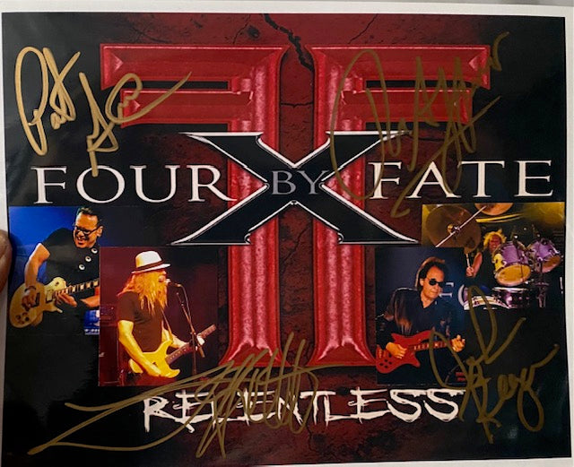 8X10 signed FOUR BY FATE Photograph